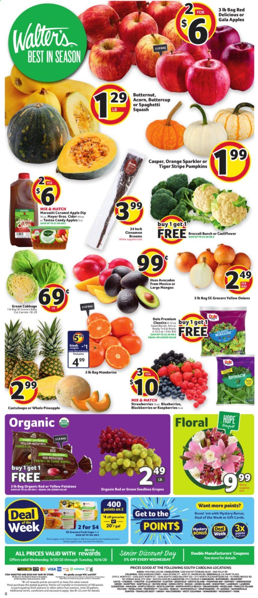 BI-LO Weekly Ad Flyer September 30 to October 6