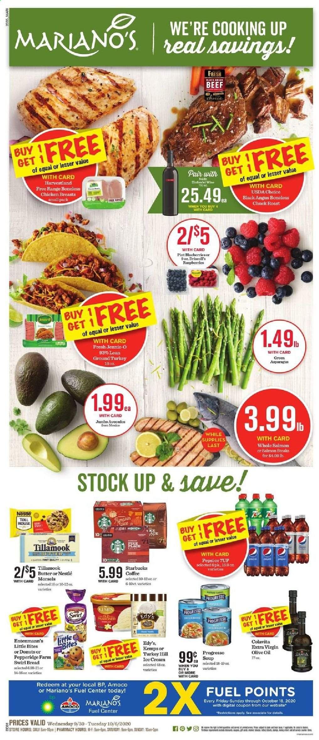 Mariano’s Weekly Ad Flyer September 30 to October 6