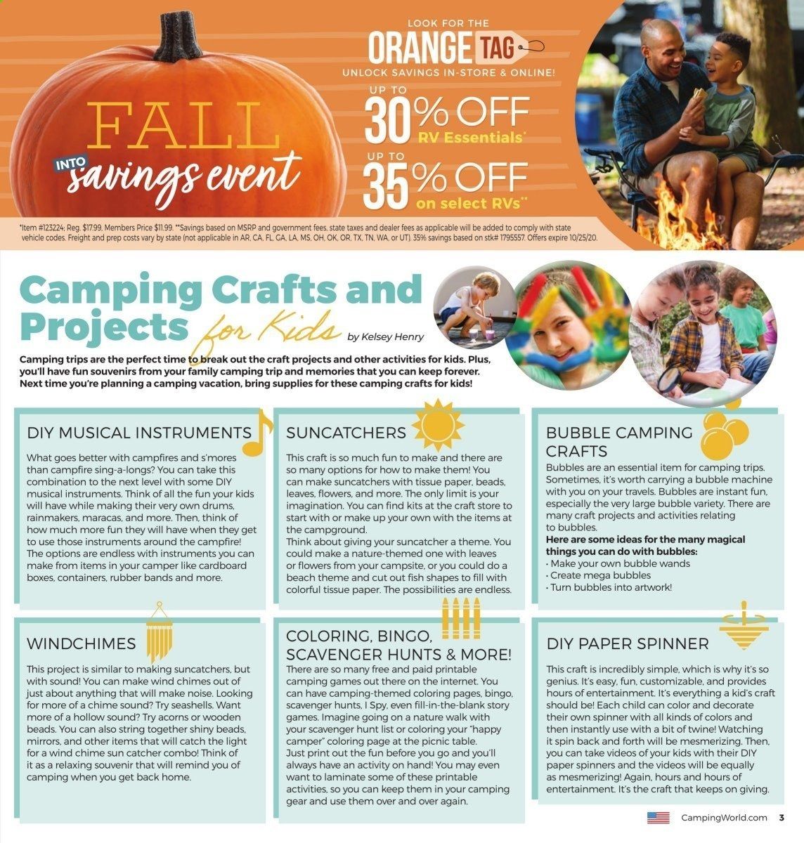 Camping World Weekly Ad Flyer September 29 to October 25