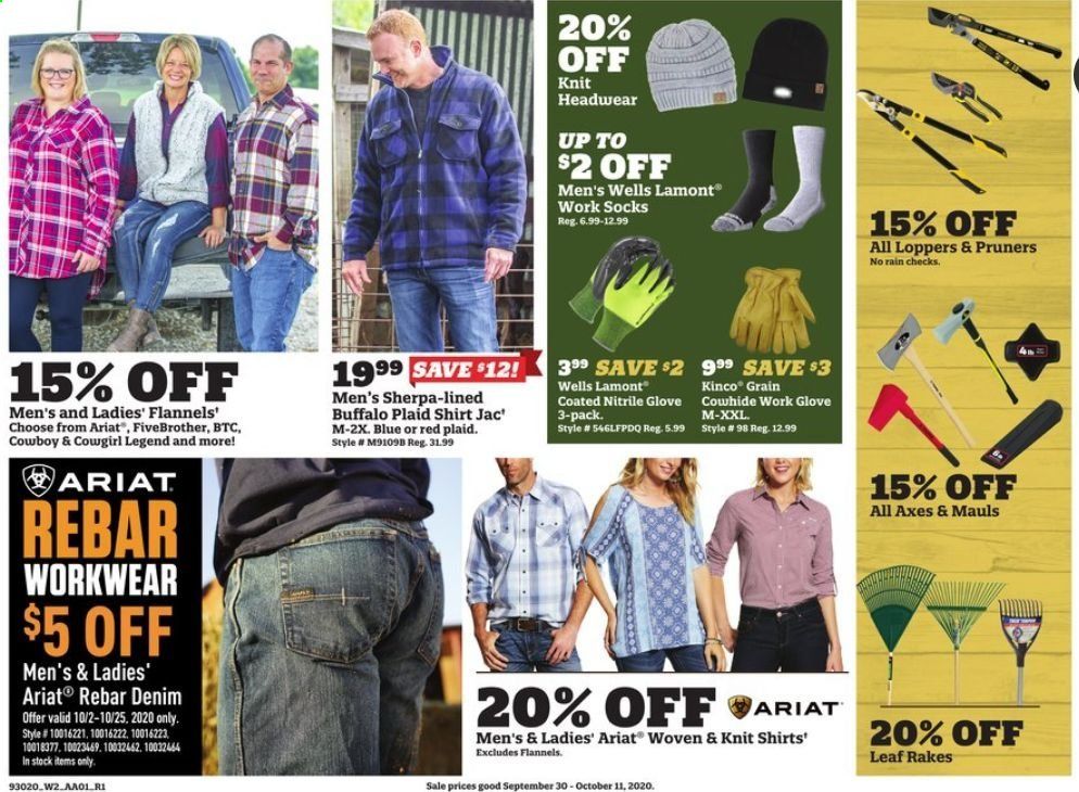 Orscheln Farm and Home Weekly Ad Flyer September 30 to October 11