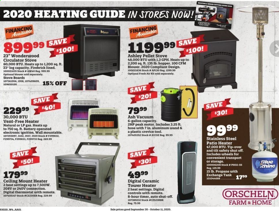 Orscheln Farm and Home Weekly Ad Flyer September 30 to October 11