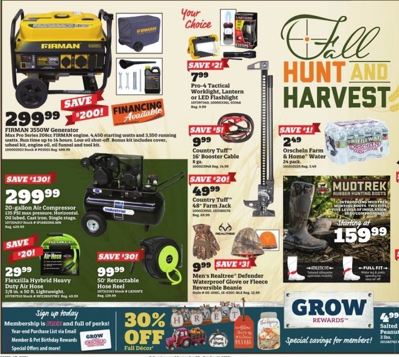Orscheln Farm and Home Weekly Ad Flyer September 30 to October 11