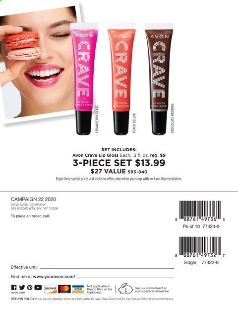 Avon Weekly Ad Flyer September 29 to October 12