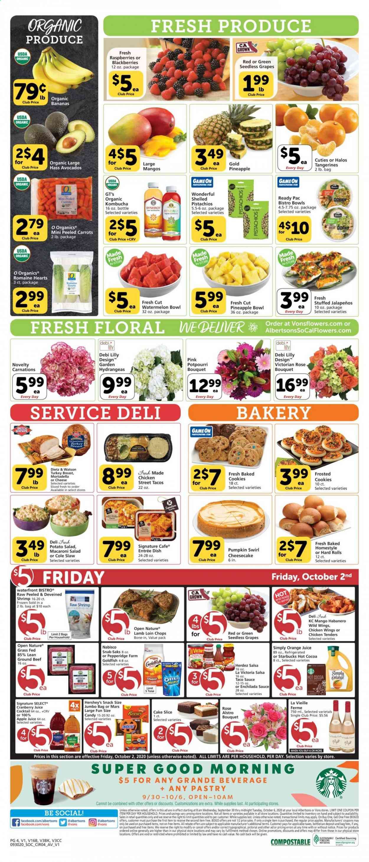 Vons Weekly Ad Flyer September 30 to October 6