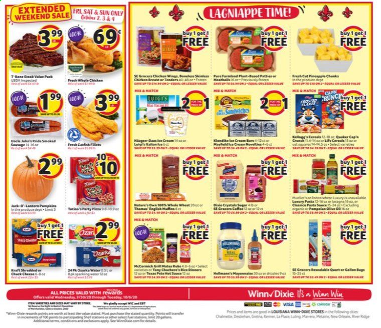 Winn Dixie Weekly Ad Flyer September 30 to October 6