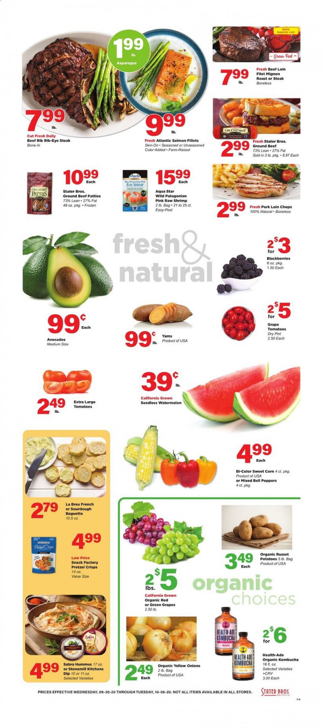 Stater Bros. Weekly Ad Flyer September 30 to October 6