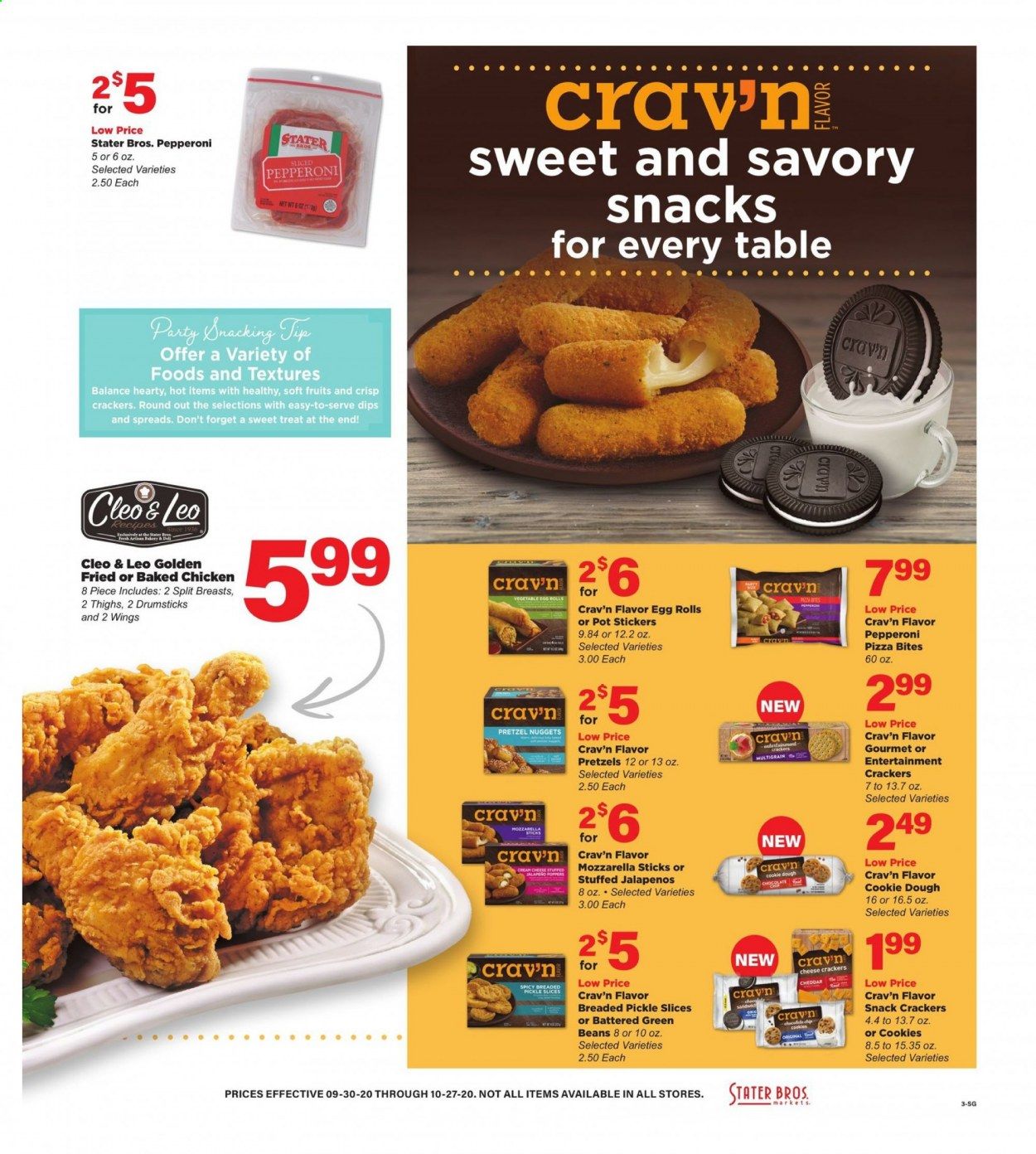 Stater Bros. Weekly Ad Flyer September 30 to October 27