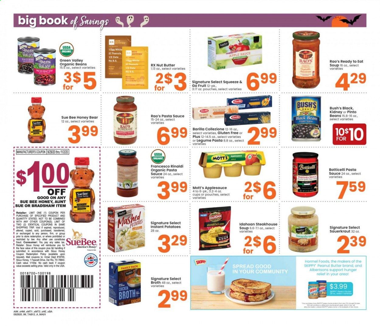 Albertsons Weekly Ad Flyer September 29 to November 2