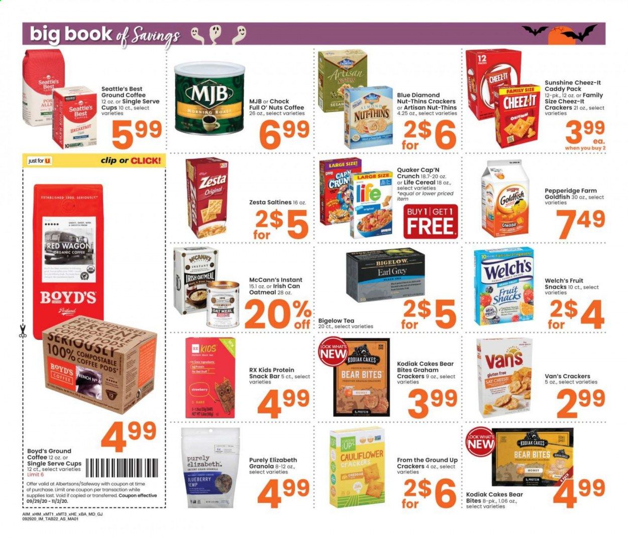 Albertsons Weekly Ad Flyer September 29 to November 2