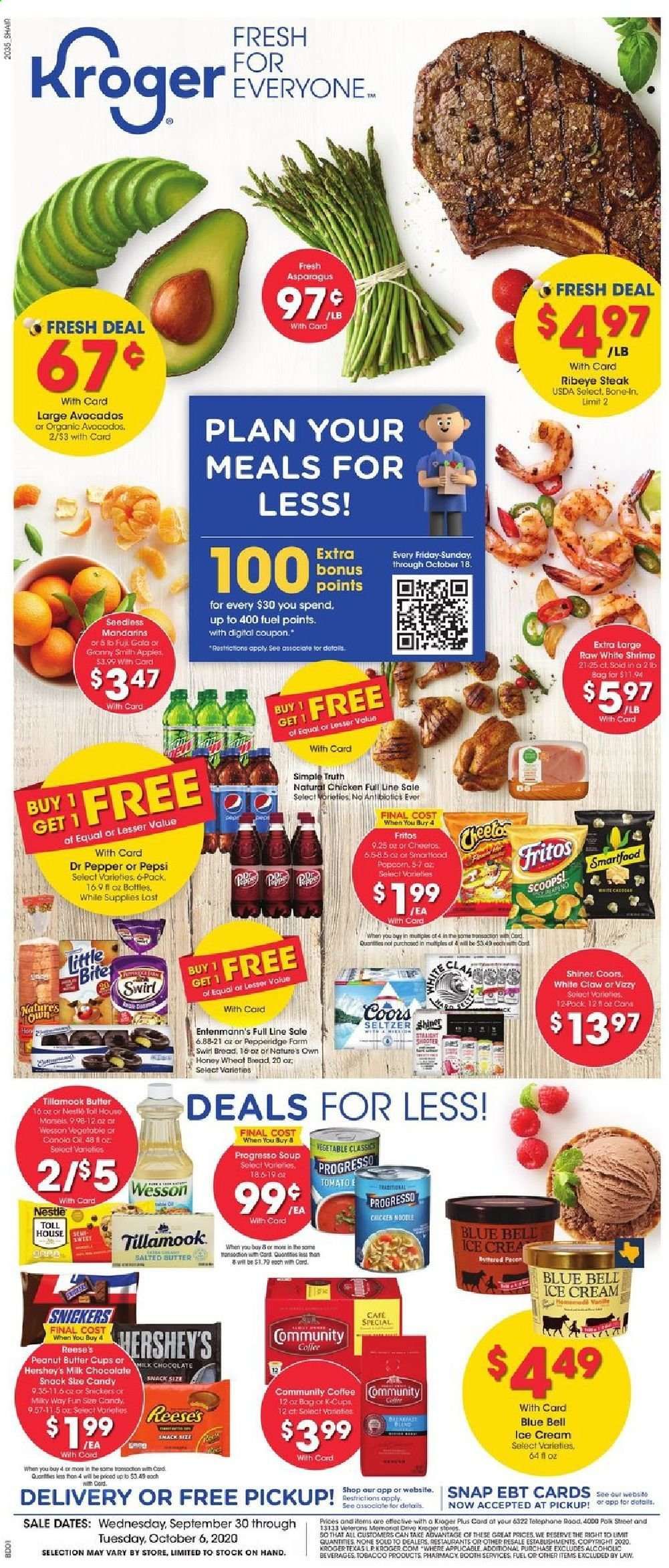 Kroger Weekly Ad Flyer September 30 to October 6