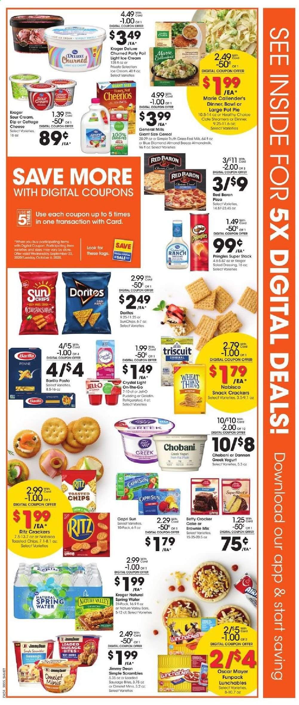 Kroger Weekly Ad Flyer September 30 to October 6