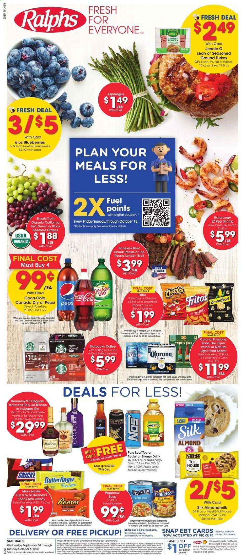 Ralphs Weekly Ad Flyer September 30 to October 6