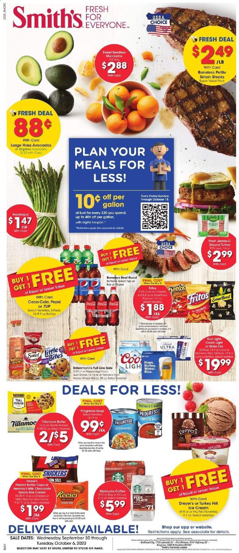 Smith's Weekly Ad Flyer September 30 to October 6