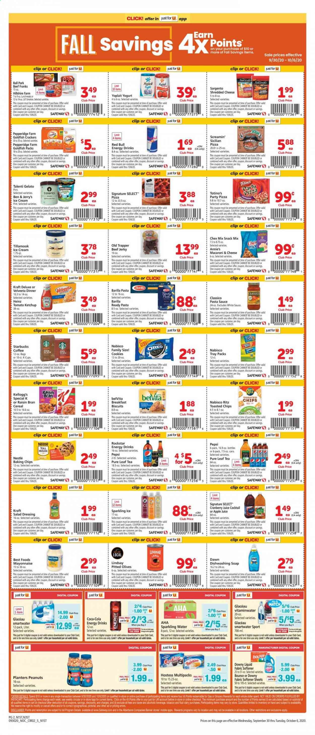 Safeway Weekly Ad Flyer September 30 to October 6