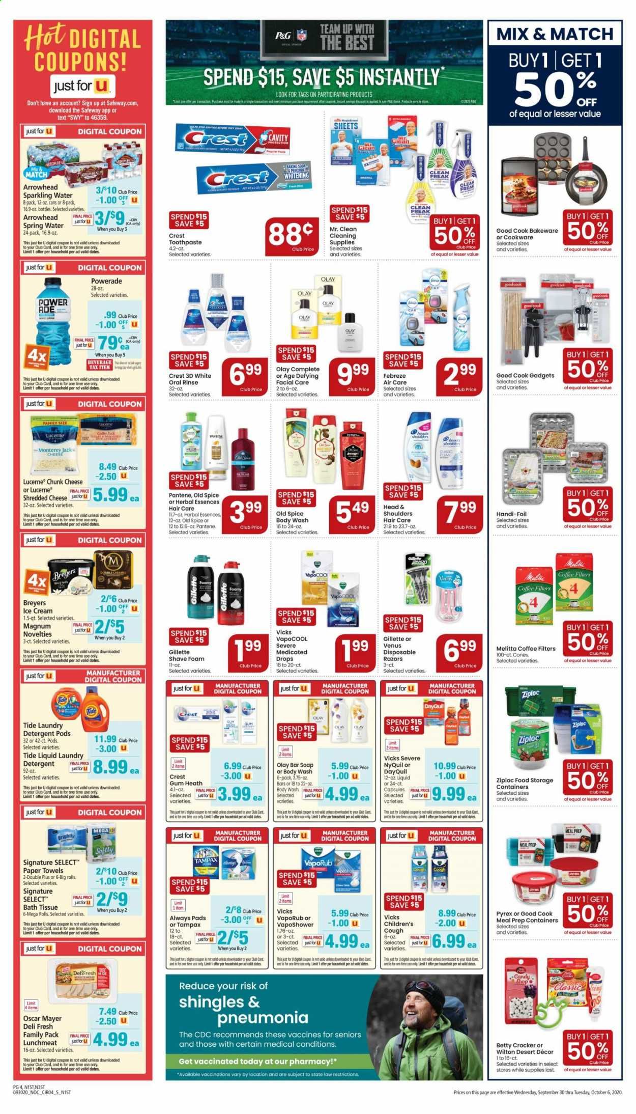 Safeway Weekly Ad Flyer September 30 to October 6