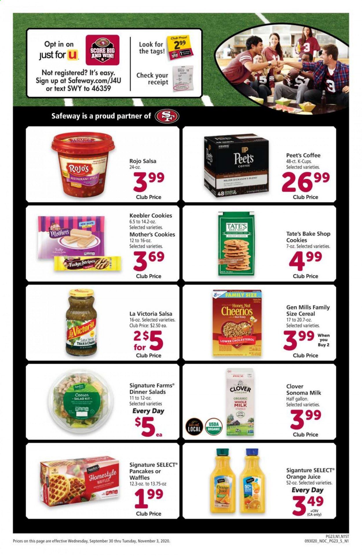 Safeway Weekly Ad Flyer September 30 to November 3
