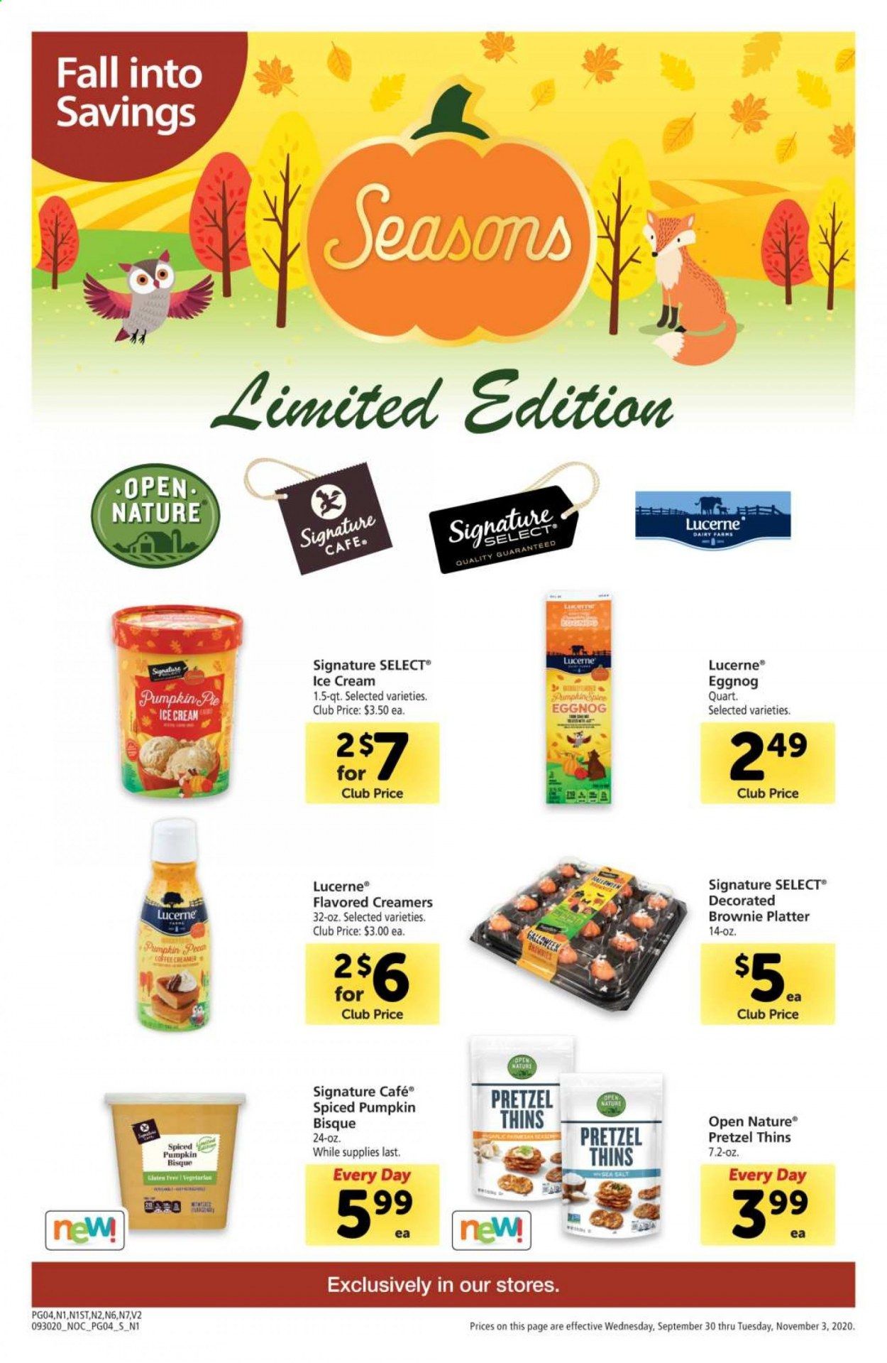 Safeway Weekly Ad Flyer September 30 to November 3