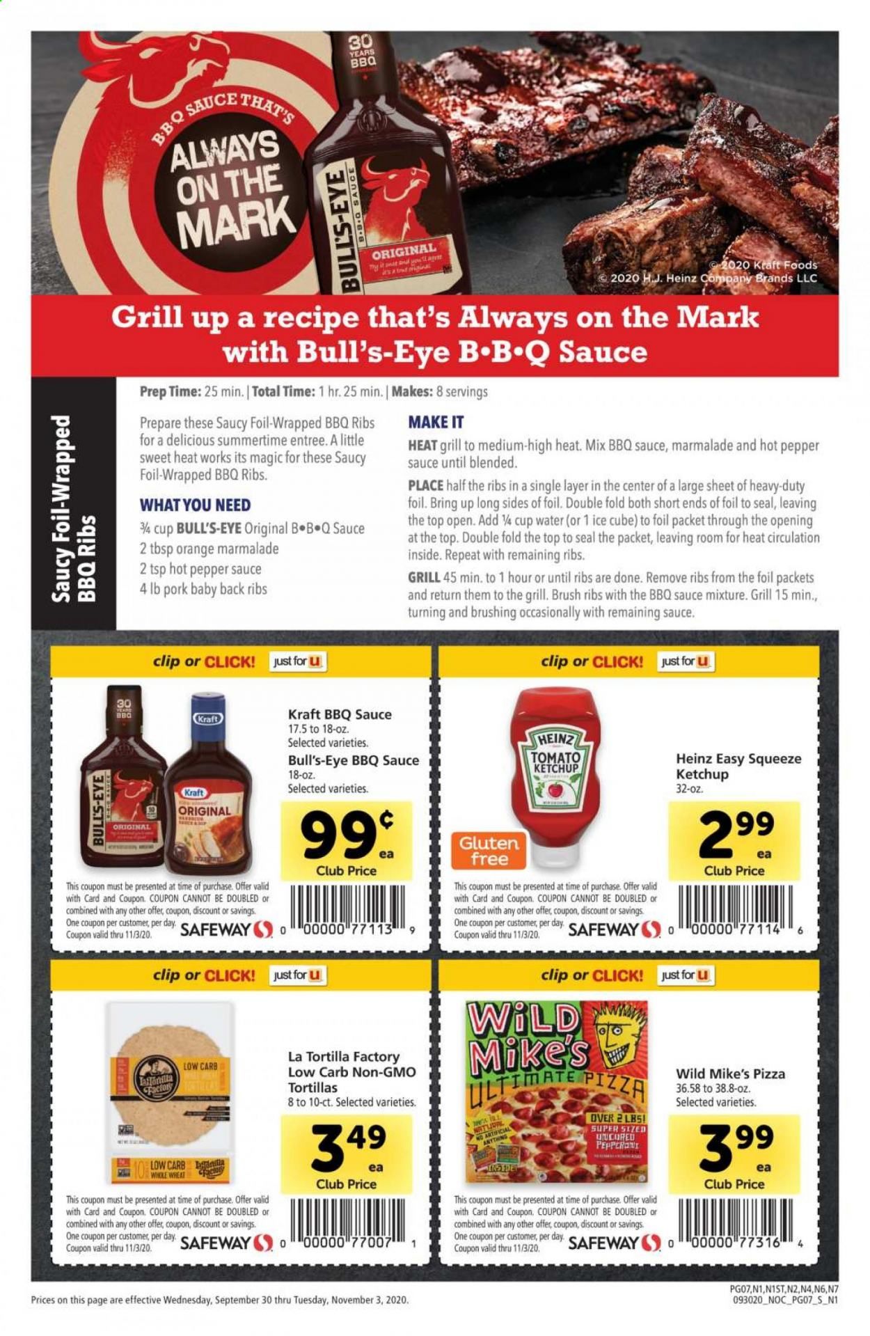 Safeway Weekly Ad Flyer September 30 to November 3