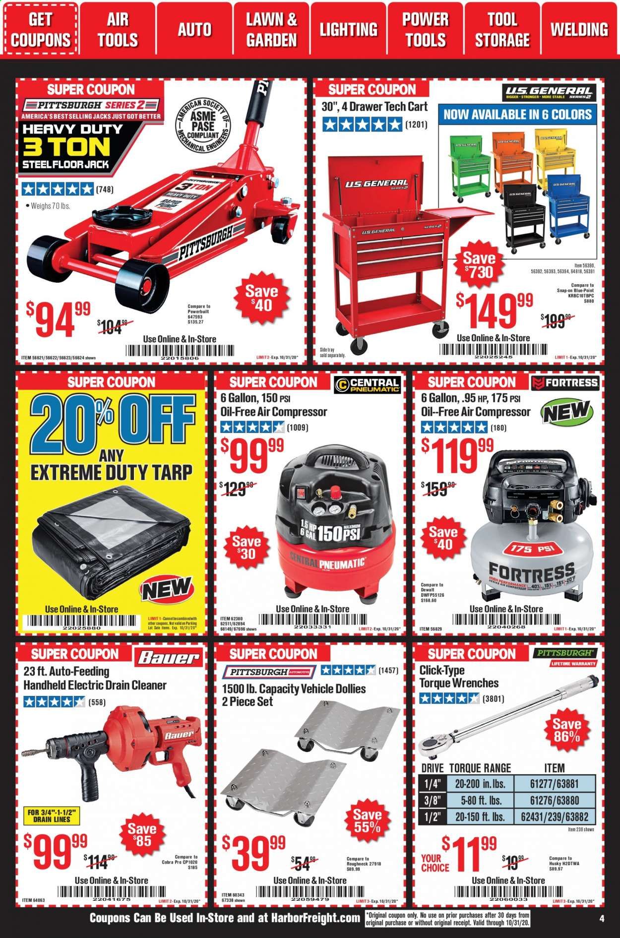 Harbor Freight Weekly Ad Flyer October 1 to October 31