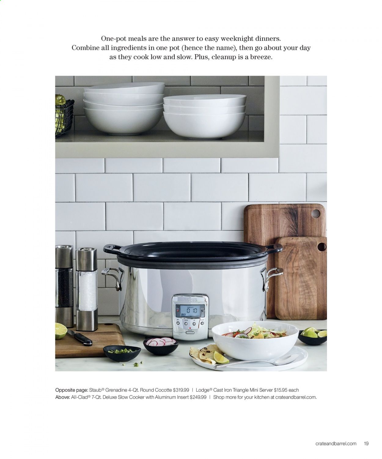 Crate & Barrel Weekly Ad Flyer September 30 to October 7