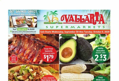 Vallarta Weekly Ad Flyer September 30 to October 6