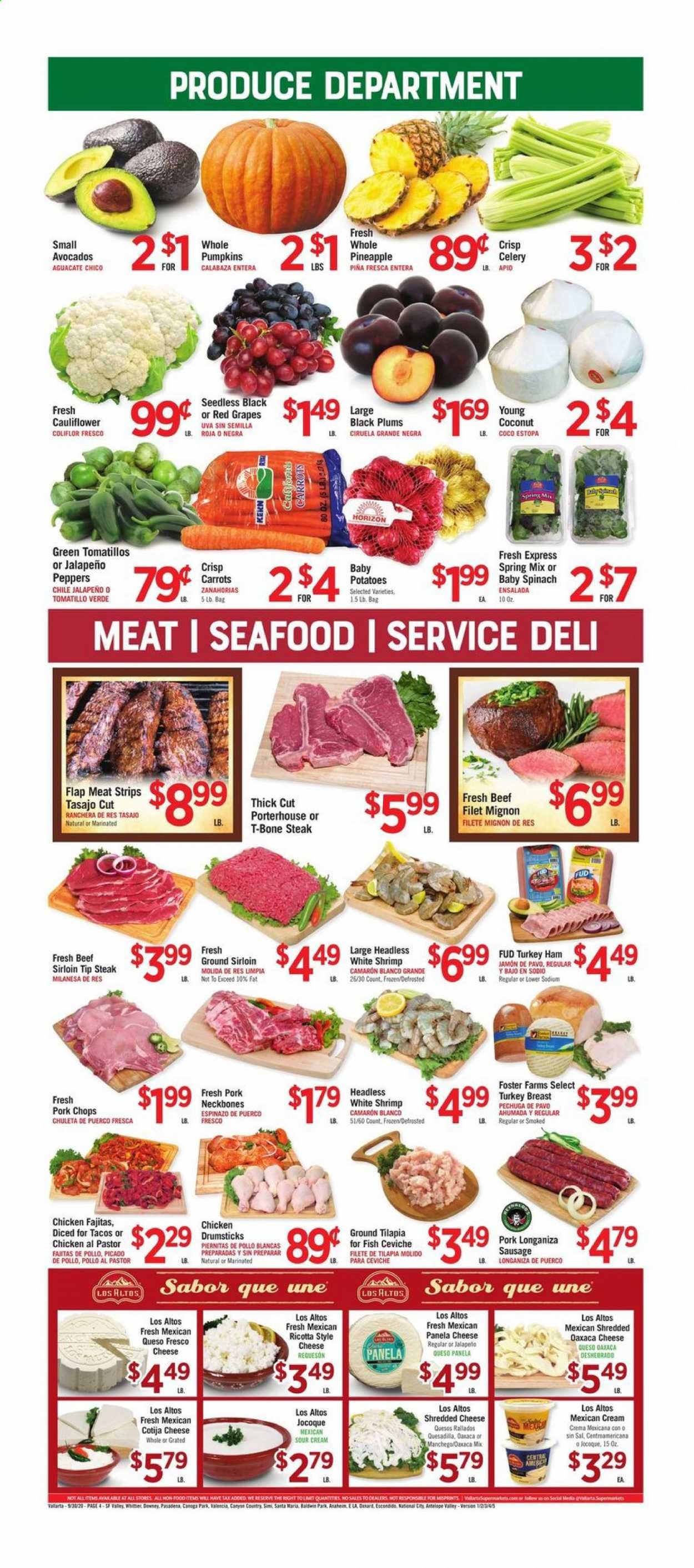 Vallarta Weekly Ad Flyer September 30 to October 6