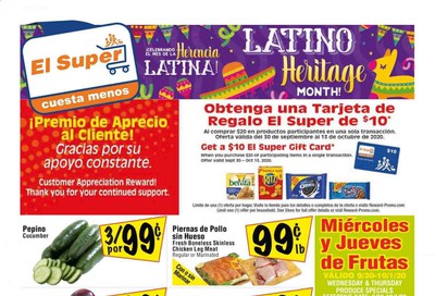 El Super Weekly Ad Flyer September 30 to October 6
