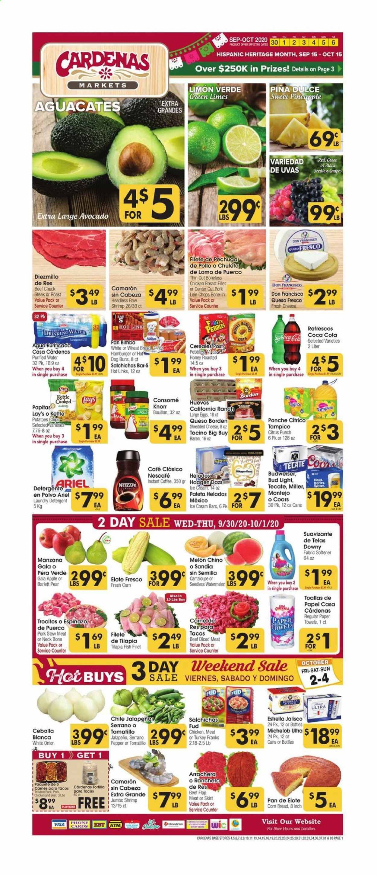 Cardenas Weekly Ad Flyer September 30 to October 6