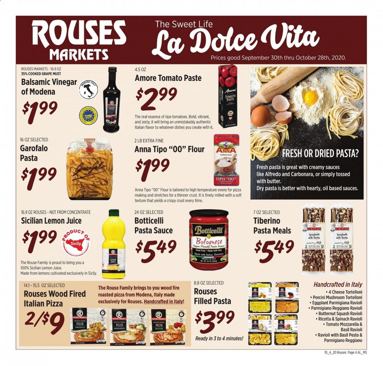 Rouses Markets Weekly Ad Flyer September 30 to October 28