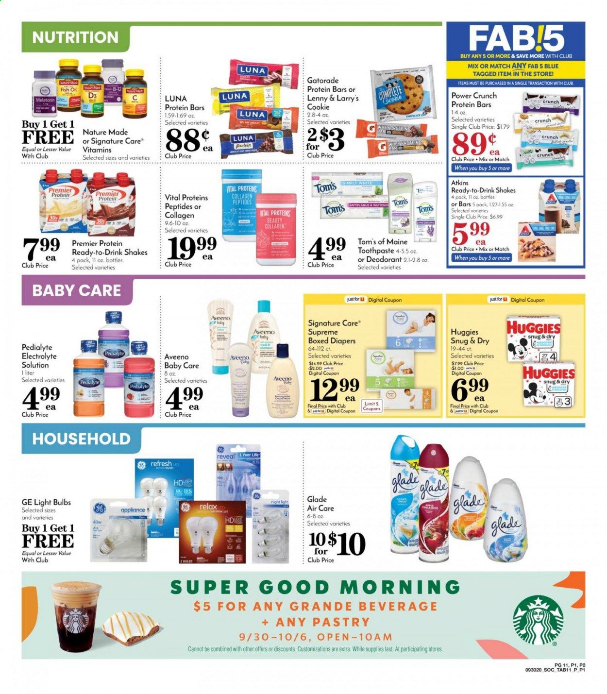 Pavilions Weekly Ad Flyer September 30 to October 6