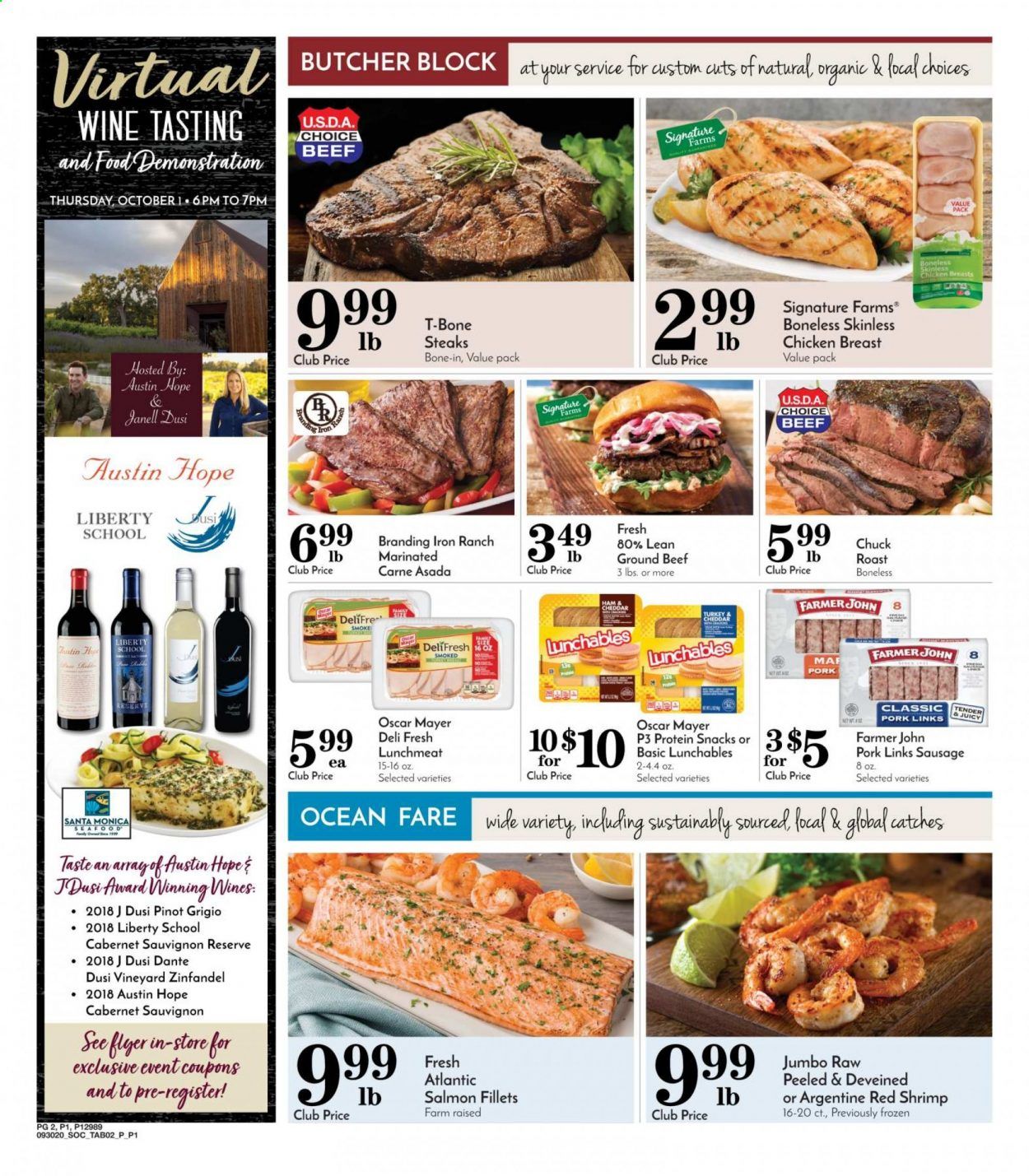 Pavilions Weekly Ad Flyer September 30 to October 6
