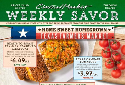 Central Market Weekly Ad Flyer September 30 to October 6