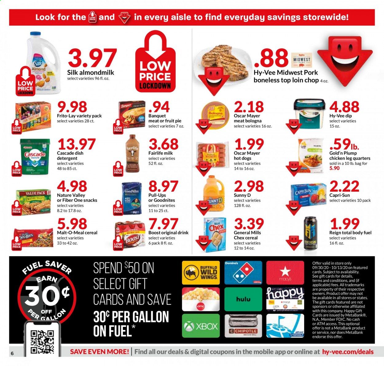 Hy-Vee (IA, IL, KS, MO) Weekly Ad Flyer September 30 to October 6