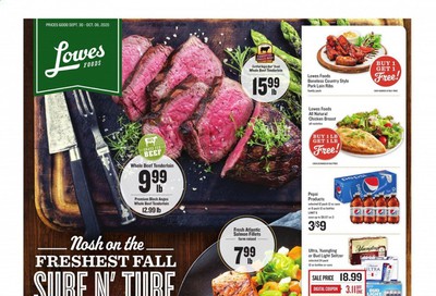 Lowes Foods Weekly Ad Flyer September 30 to October 6