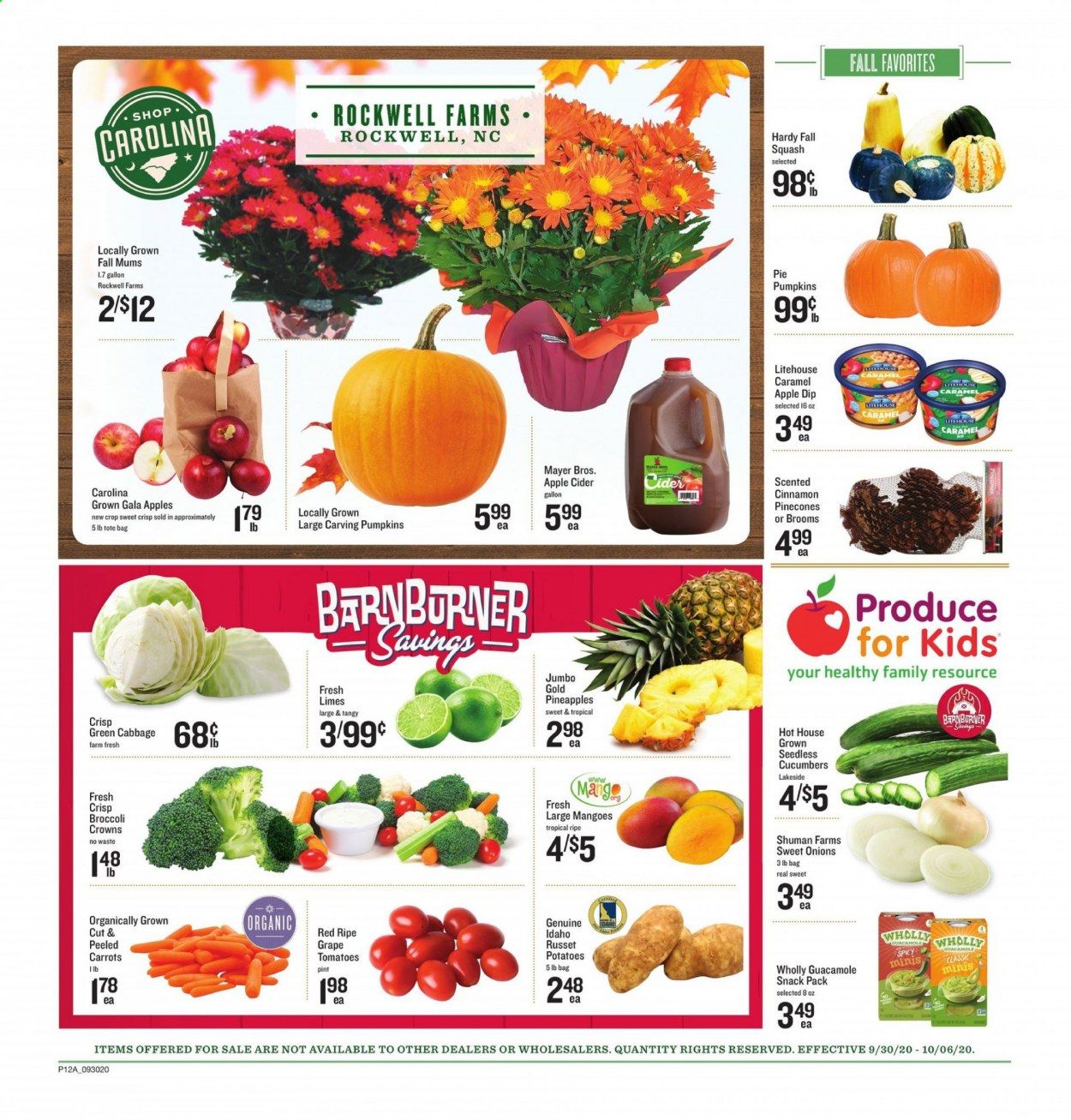 Lowes Foods Weekly Ad Flyer September 30 to October 6