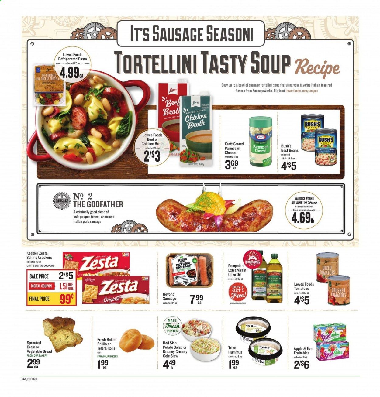Lowes Foods Weekly Ad Flyer September 30 to October 6
