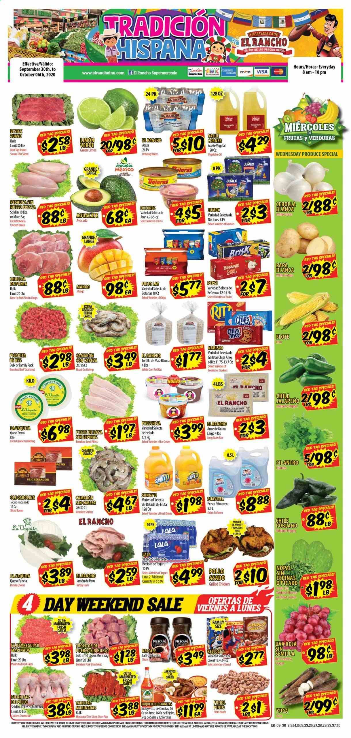 El Rancho Weekly Ad Flyer September 30 to October 6