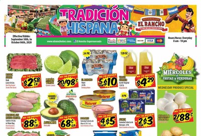 El Rancho Weekly Ad Flyer September 30 to October 6