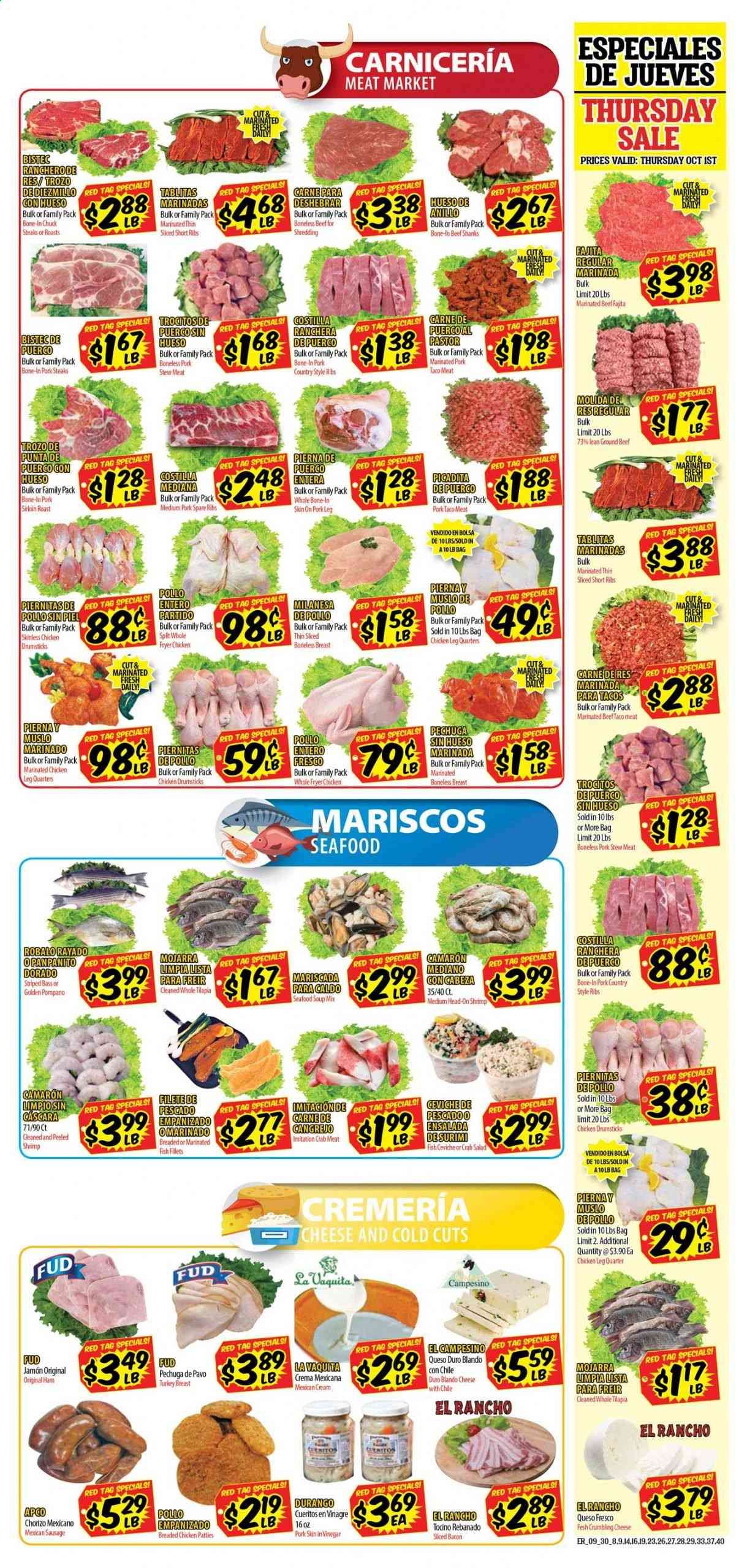 El Rancho Weekly Ad Flyer September 30 to October 6