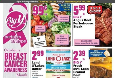 Big Y (MA) Weekly Ad Flyer October 1 to October 7