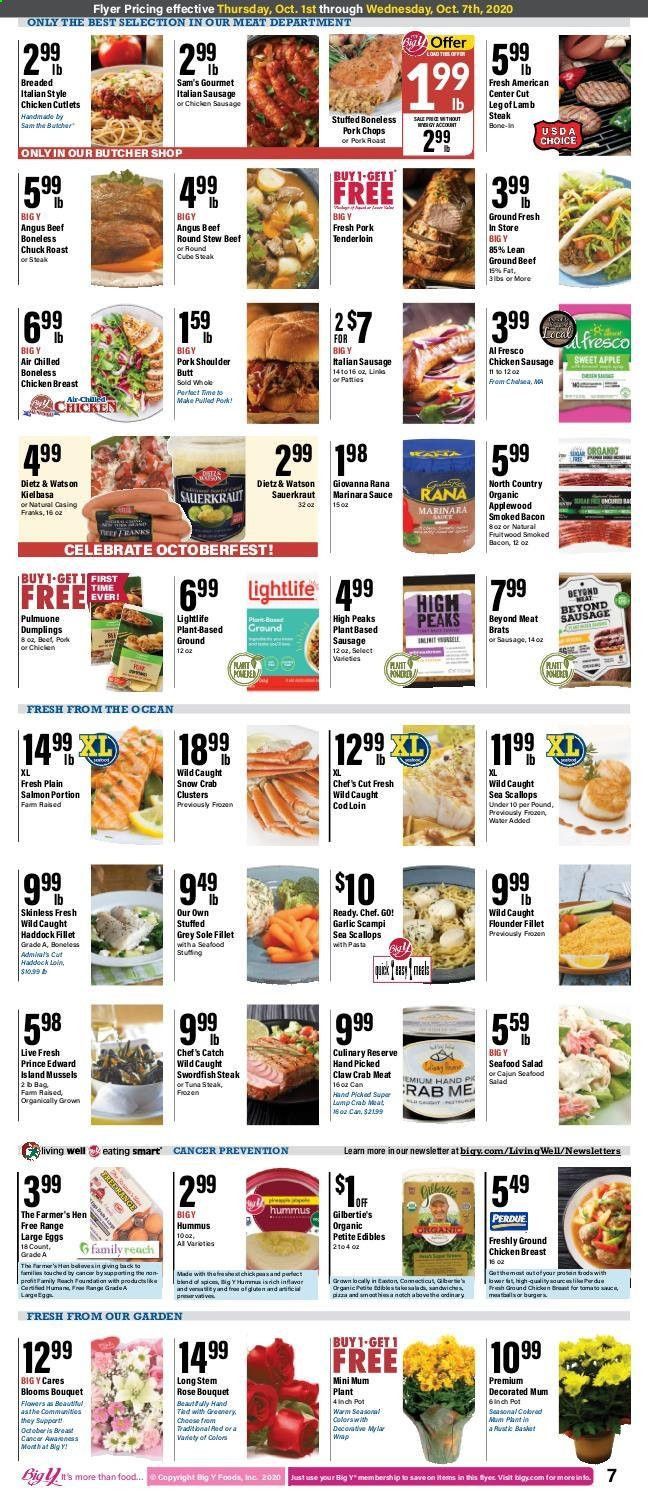Big Y (MA) Weekly Ad Flyer October 1 to October 7