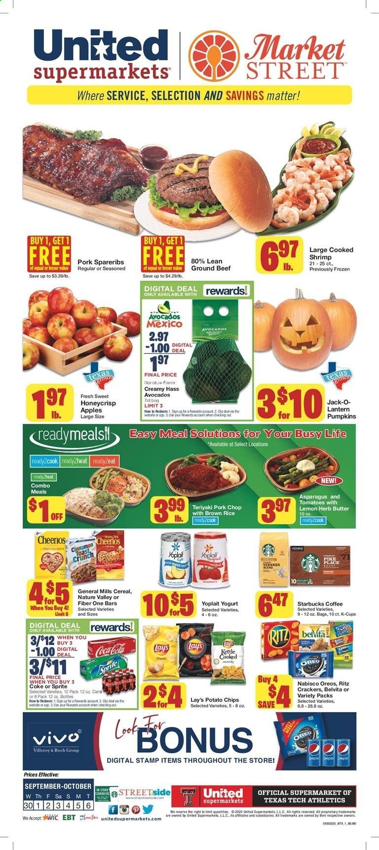 United Supermarkets Weekly Ad Flyer September 30 to October 6
