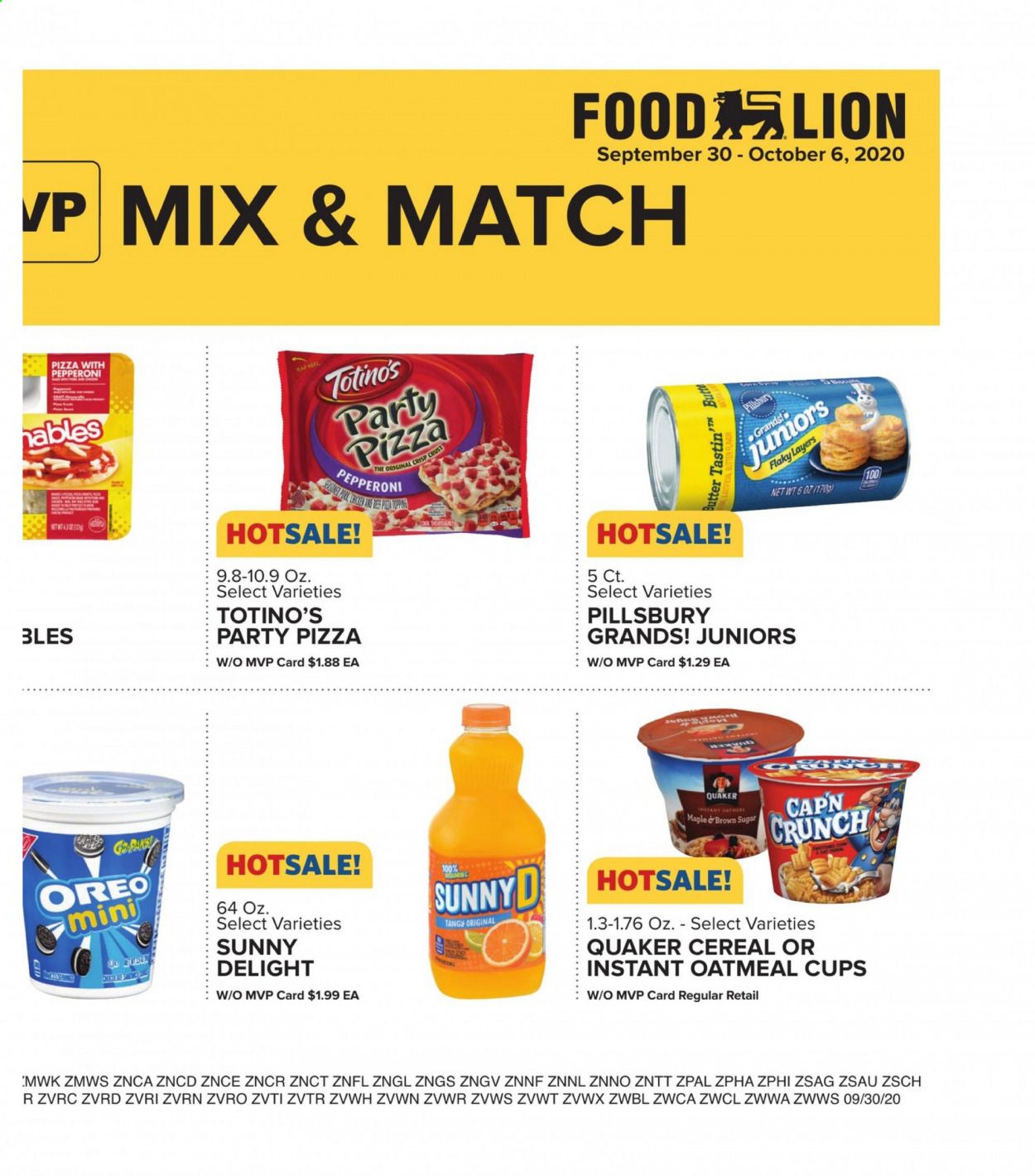 Food Lion (MD) Weekly Ad Flyer September 30 to October 6
