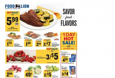Food Lion (VA) Weekly Ad Flyer September 30 to October 6