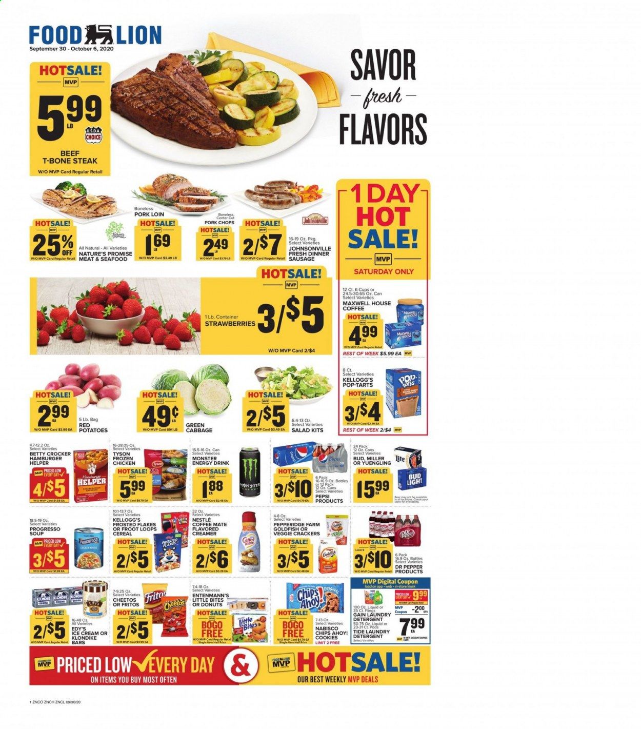 Food Lion (NC) Weekly Ad Flyer September 30 to October 6