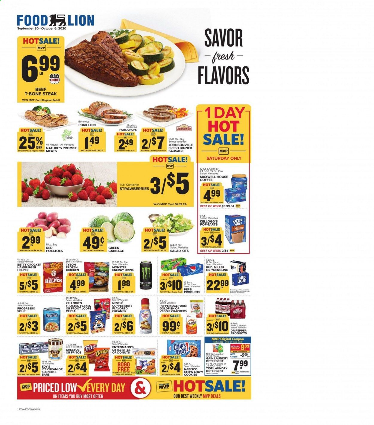 Food Lion (TN) Weekly Ad Flyer September 30 to October 6