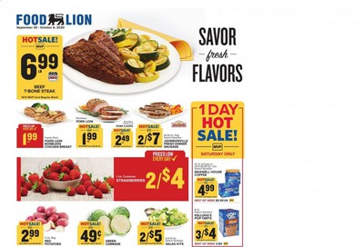Food Lion (DE) Weekly Ad Flyer September 30 to October 6