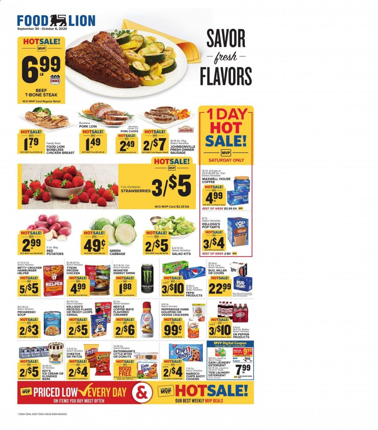 Food Lion (GA) Weekly Ad Flyer September 30 to October 6