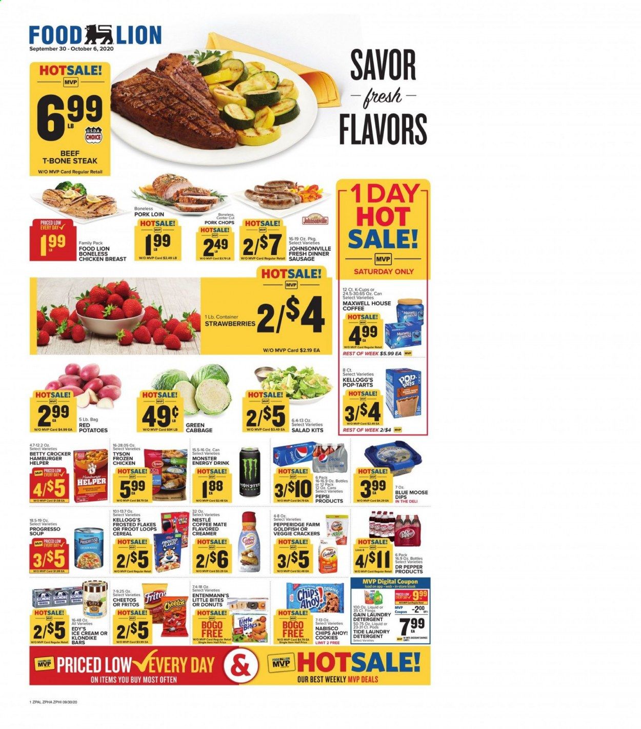 Food Lion (PA) Weekly Ad Flyer September 30 to October 6