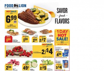 Food Lion (PA) Weekly Ad Flyer September 30 to October 6